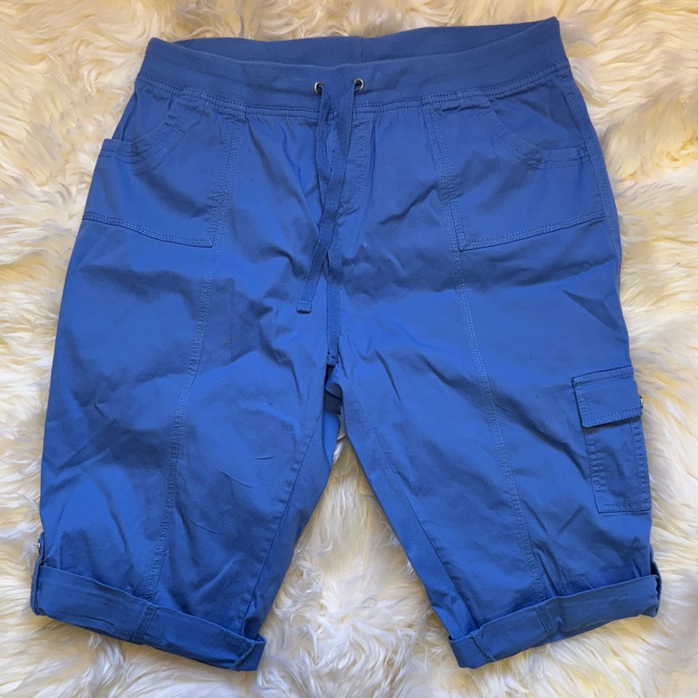 Fresh Vibrant Blue Cargo Skimmers Shorts SKU001